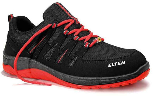 ELTEN Sicherheitsschuhe MADDOX black-red Low S3 ESD 729561